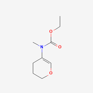 molecular formula C9H15NO3 B593285 Ethyl 3,4-dihydro-2H-pyran-5-yl(methyl)carbamate CAS No. 137732-02-6