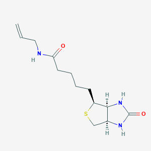 molecular formula C14H23N3OS B593289 n-Allylbiotinamide CAS No. 92924-45-3