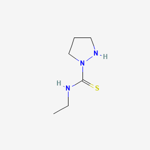 molecular formula C6H13N3S B593291 N-Ethylpyrazolidine-1-carbothioamide CAS No. 139192-93-1