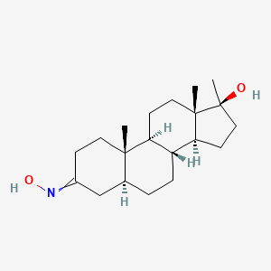 molecular formula C20H33NO2 B593298 17beta-Hydroxy-17-methyl-5alpha-androstan-3-one oxime CAS No. 2722-75-0