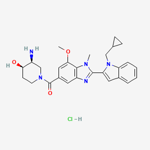 molecular formula C27H32ClN5O3 B593301 GSK484 hydrochloride CAS No. 1652591-81-5