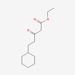 molecular formula C13H22O3 B593311 Ethyl 5-cyclohexyl-3-oxopentanoate CAS No. 126930-21-0