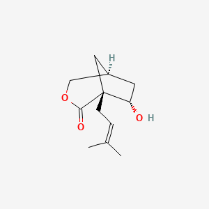 molecular formula C12H18O3 B593319 Vibralactone D 