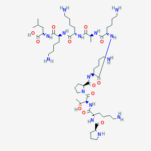 molecular formula C53H99N15O12 B593322 Pktpkkakkl 