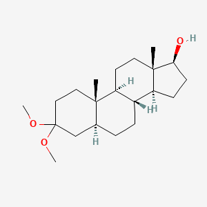 molecular formula C21H36O3 B593357 3-O-Methyl-3-methoxymaxterone CAS No. 92282-70-7
