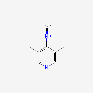 molecular formula C8H8N2 B593368 Pyridine, 4-isocyano-3,5-dimethyl- CAS No. 130670-82-5