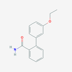 molecular formula C15H15NO2 B5933685 3'-ethoxybiphenyl-2-carboxamide 