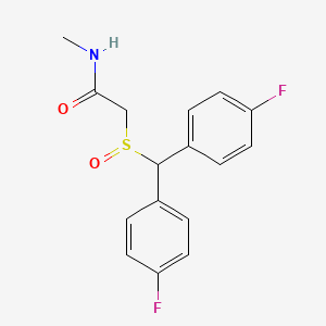 molecular formula C16H15F2NO2S B593385 Modafiendz CAS No. 1613222-54-0