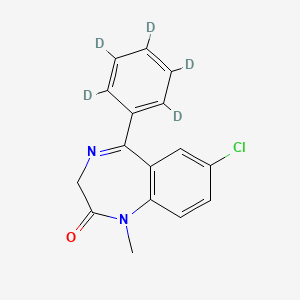 molecular formula C16H13ClN2O B593411 Diazepam-d5 CAS No. 65854-76-4