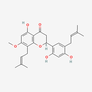 molecular formula C26H30O6 B593420 Maackiaflavanone 