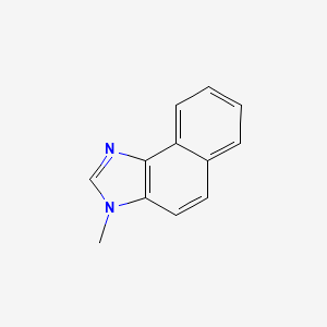 molecular formula C12H10N2 B593477 3-Methylnaphtho[1,2-d]imidazole CAS No. 1837-51-0