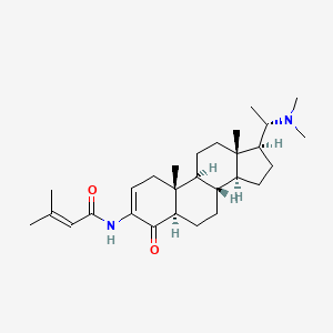 molecular formula C28H44N2O2 B593480 Pachysamine M 