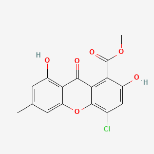 molecular formula C16H11ClO6 B593481 4-Chloropinselin CAS No. 104022-83-5