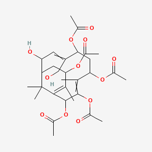 molecular formula C30H42O12 B593484 Taxachitriene B CAS No. 167906-75-4