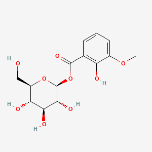 2-Hydroxy-3-methoxybenzoic acid glucose ester