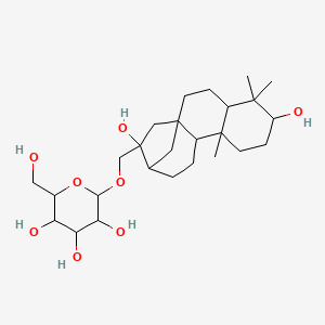 molecular formula C26H44O8 B593493 Suavioside A 