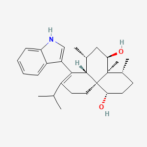 molecular formula C28H39NO2 B593497 20-Hydroxyaflavinine CAS No. 116865-08-8