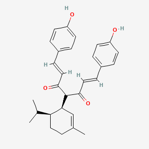 molecular formula C29H32O4 B593499 Curcumaromin C 