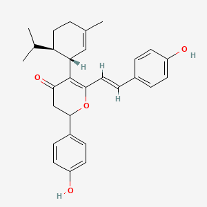 molecular formula C29H32O4 B593502 Curcumaromin B 