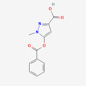 5-(Benzoyloxy)-1-methyl-1H-pyrazole-3-carboxylic acid