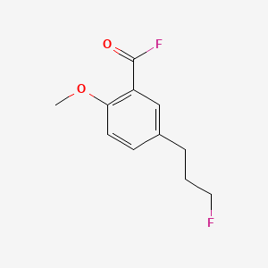 5-(3-Fluoropropyl)-2-methoxybenzoyl fluoride