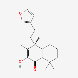 molecular formula C20H26O3 B593527 Isoleojaponin 