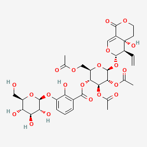 molecular formula C35H42O21 B593530 Gelidoside CAS No. 128420-44-0