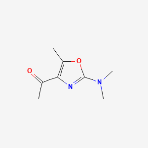 1-(2-(Dimethylamino)-5-methyloxazol-4-yl)ethanone