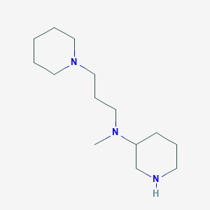 molecular formula C14H29N3 B5935619 N-methyl-N-[3-(1-piperidinyl)propyl]-3-piperidinamine dihydrochloride 