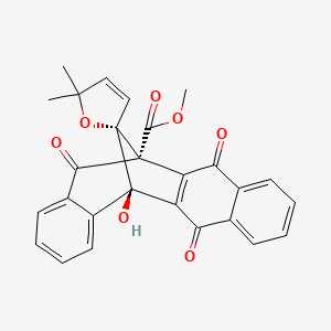 molecular formula C27H20O7 B593562 Prerubialatin CAS No. 1667718-89-9
