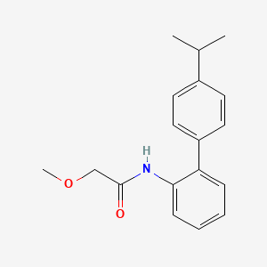 molecular formula C18H21NO2 B5935866 N-(4'-isopropylbiphenyl-2-yl)-2-methoxyacetamide 