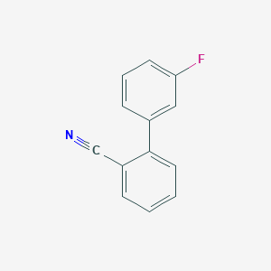 molecular formula C13H8FN B059359 2-(3-Fluorophenyl)benzonitrile CAS No. 1352318-38-7