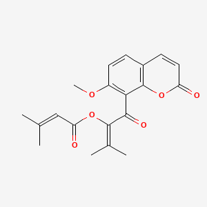 molecular formula C20H20O6 B593590 Kimcuongin 