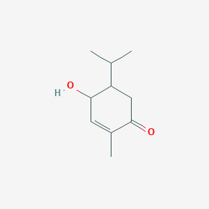 molecular formula C10H16O2 B593591 3-Hydroxy-p-menth-1-en-6-one CAS No. 61570-82-9