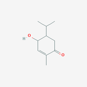 molecular formula C10H16O2 B593591 5-Hydroxy-p-menth-6-en-2-one CAS No. 61570-82-9