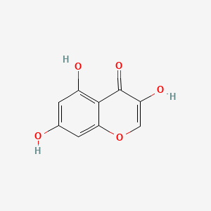 molecular formula C9H6O5 B593592 3,5,7-Trihydroxy-4H-1-benzopyran-4-one CAS No. 31721-95-6