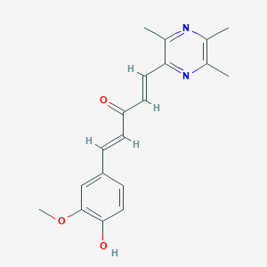 (1E,4E)-1-(4-Hydroxy-3-methoxyphenyl)-5-(3,5,6-trimethylpyrazin-2-YL)penta-1,4-dien-3-one