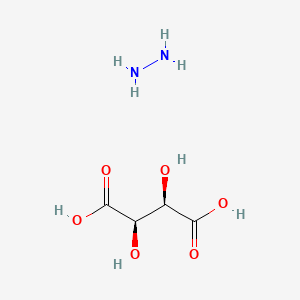 molecular formula C4H10N2O6 B593623 Hydrazine L-(+)-Tartrate CAS No. 10195-65-0