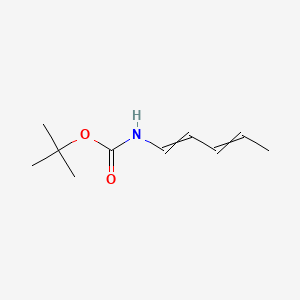 molecular formula C10H17NO2 B593624 tert-Butyl penta-1,3-dien-1-ylcarbamate CAS No. 131784-71-9