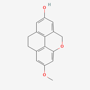 molecular formula C16H14O3 B593626 Isoflavidinin 