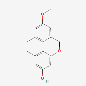 molecular formula C16H14O3 B593637 Flavidinin 