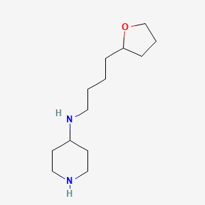 molecular formula C13H26N2O B5936385 N-[4-(tetrahydro-2-furanyl)butyl]-4-piperidinamine dihydrochloride 