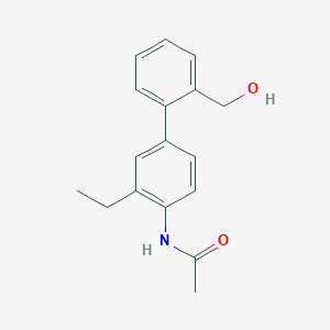 molecular formula C17H19NO2 B5936445 N-[3-ethyl-2'-(hydroxymethyl)biphenyl-4-yl]acetamide 