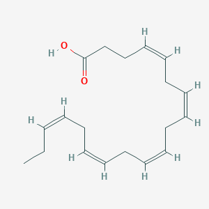 molecular formula C19H28O2 B593656 4(Z),7(Z),10(Z),13(Z),16(Z)-Nonadecapentaenoic Acid CAS No. 136156-13-3