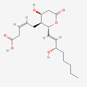 molecular formula C18H28O6 B593659 11-Dehydro-2,3-dinor-txb2 CAS No. 79250-60-5
