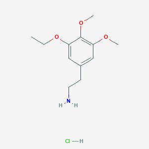 molecular formula C12H20ClNO3 B593677 Metaescaline hydrochloride CAS No. 90132-32-4