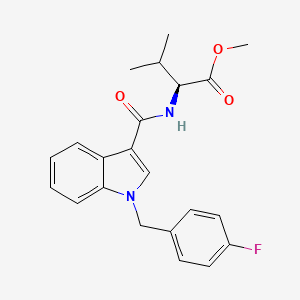 N-[[1-[(4-fluorophenyl)methyl]-1H-indol-3-yl]carbonyl]-L-valine,methylester
