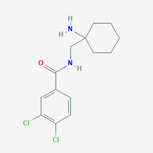 molecular formula C14H18Cl2N2O B593701 N,N-didesmethyl AH 7921 CAS No. 1580956-92-8