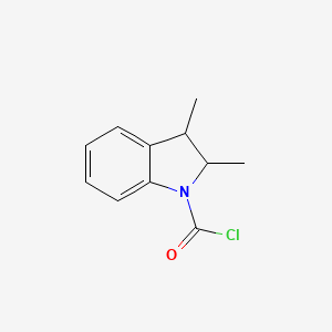 molecular formula C11H12ClNO B593723 2,3-Dimethylindoline-1-carbonyl chloride CAS No. 126535-39-5