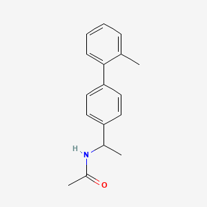 molecular formula C17H19NO B5937321 N-[1-(2'-methylbiphenyl-4-yl)ethyl]acetamide 